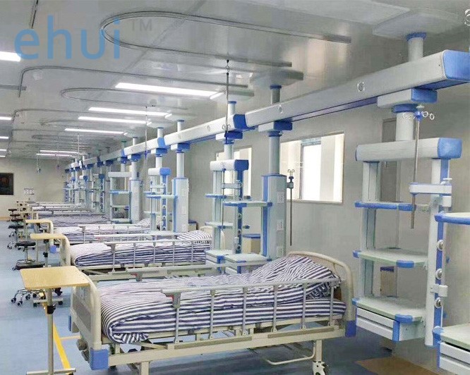 Hospital U-shaped L-shaped infusion track stainless steel boom overhead track