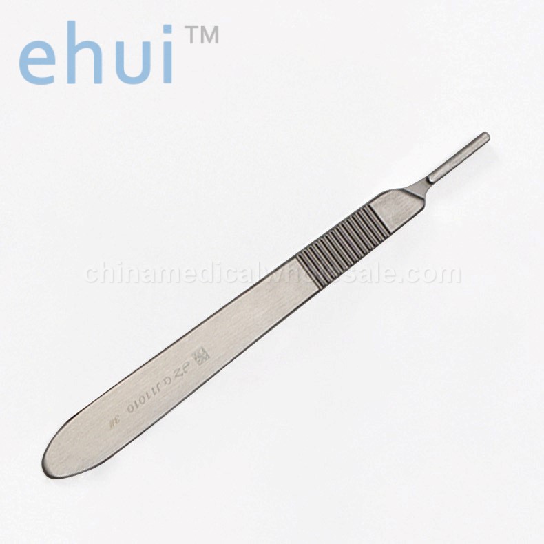 Stainless steel surgical knife handle veterinary practice teaching knife handle wholesale