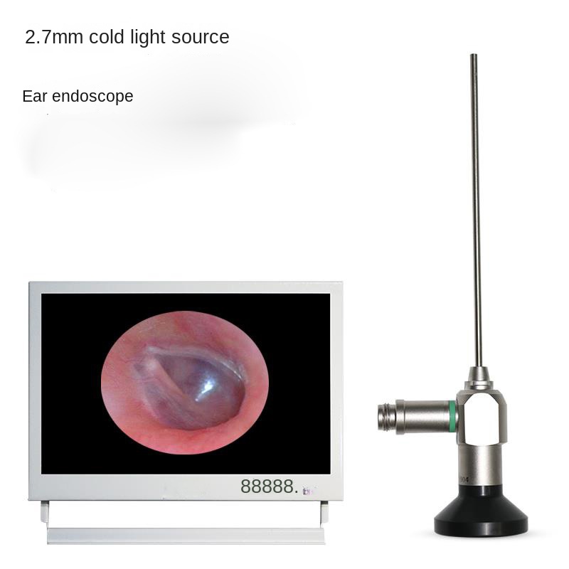 Ear cavity visual lens sinus mirror HD 10-inch large screen cold light source endoscope