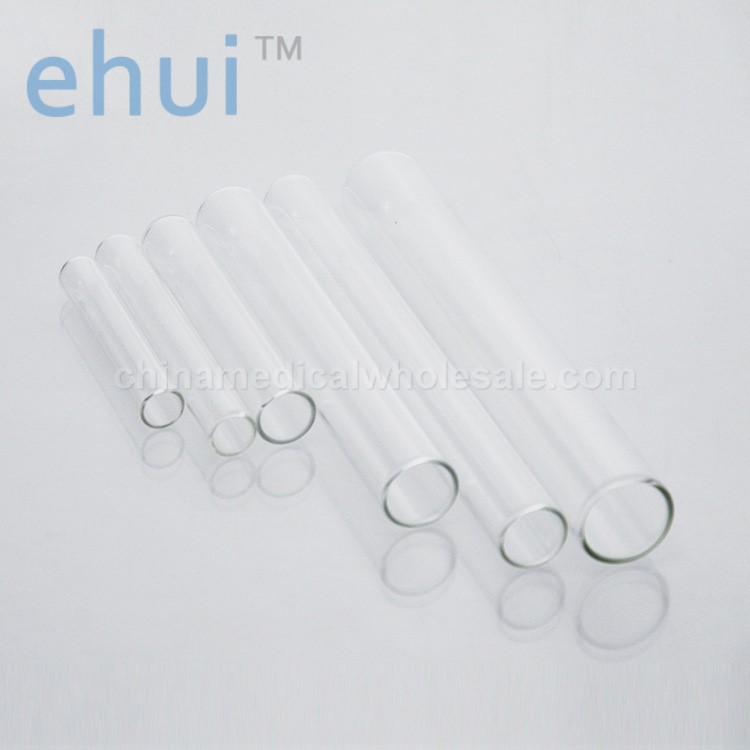 Glass flat-top test tubes laboratory glass test tubes of neutral material