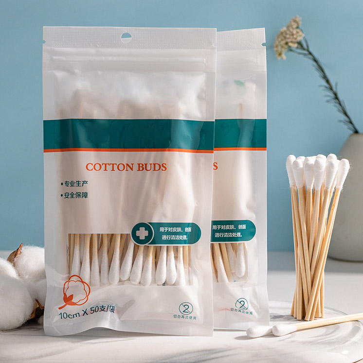 Disposable Cotton Swabs Degreased Cotton Swabs Cotton Swabs 10cm