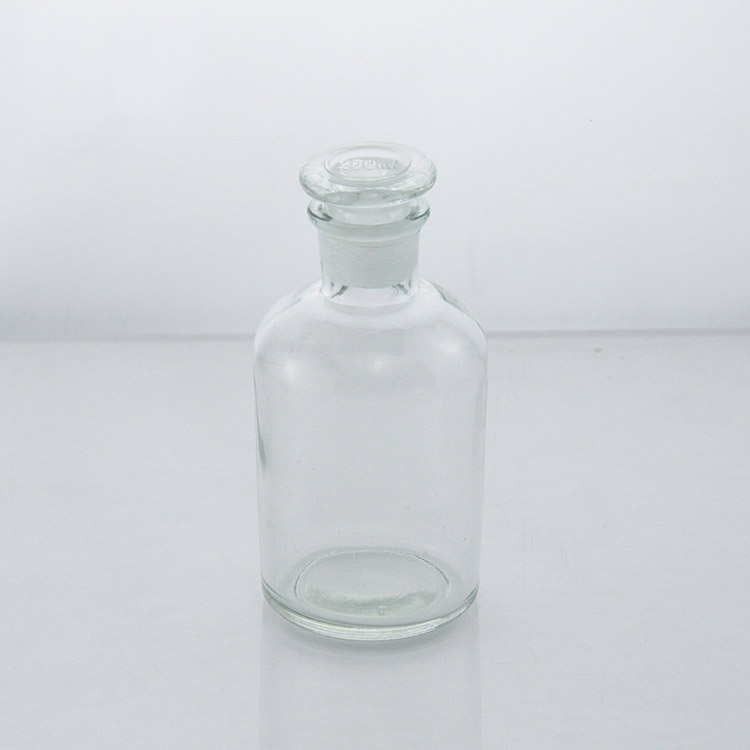 Glass reagent bottle small mouth transparent reagent bottle 500ml