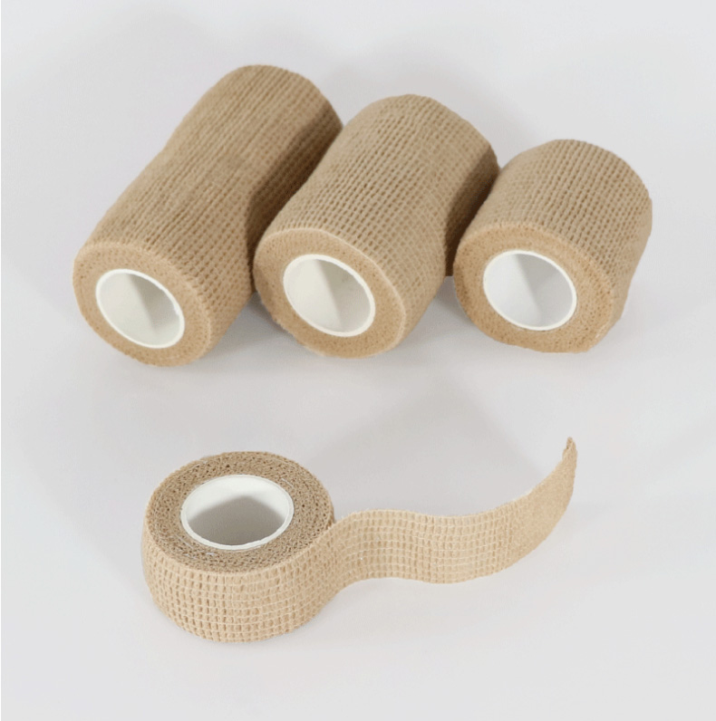 Medical self-adhesive elastic bandage wound dressing bandage gauze roll