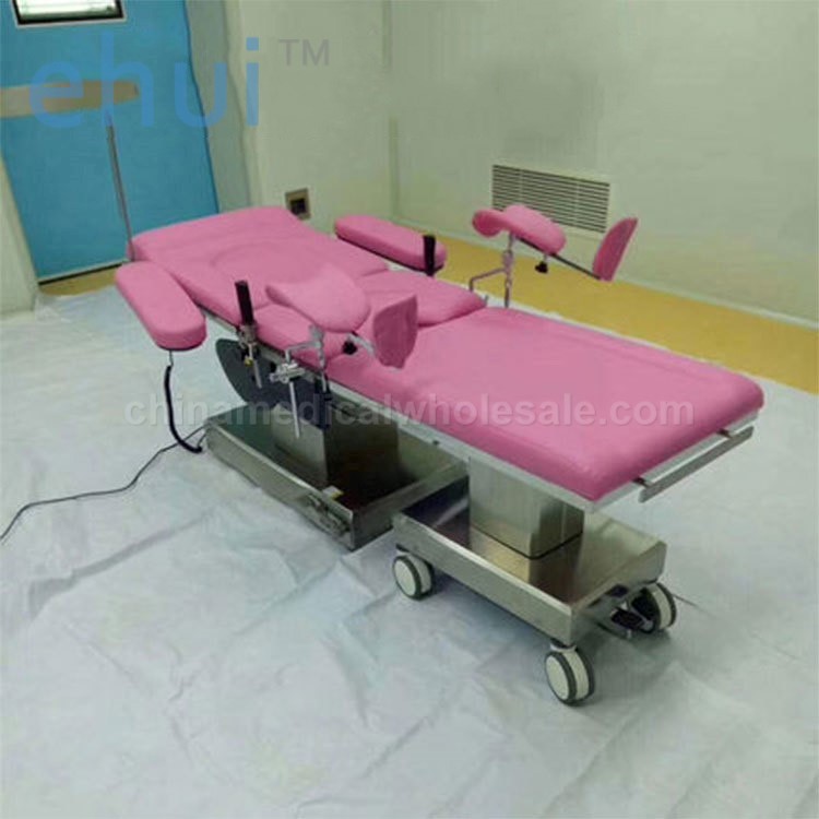 Hospital electric multifunctional gynecological childbirth delivery bed