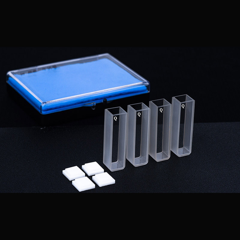 10mm UV quartz cuvette two-pass high light transmittance 3.5ML