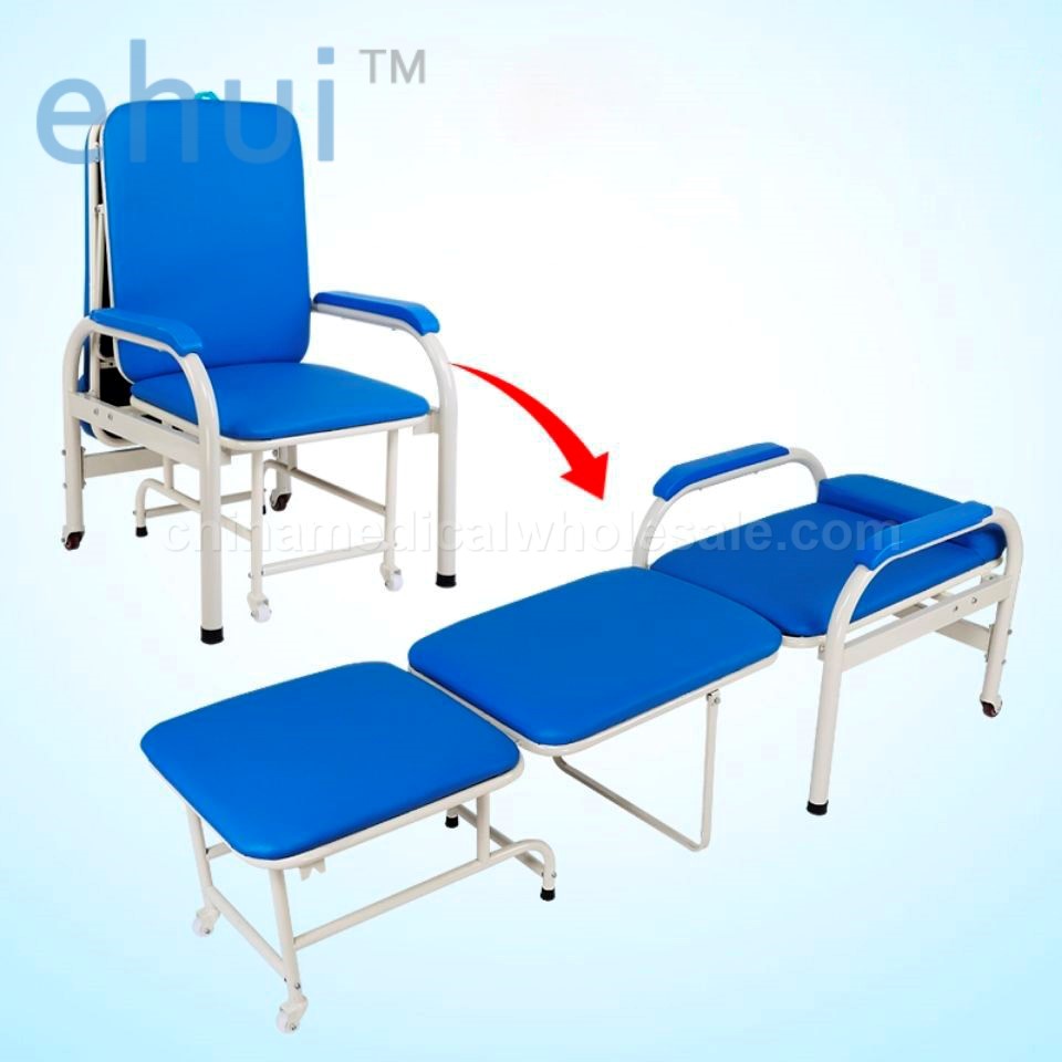 Hospital ward folding escort chair outpatient escort bed multifunctional chair