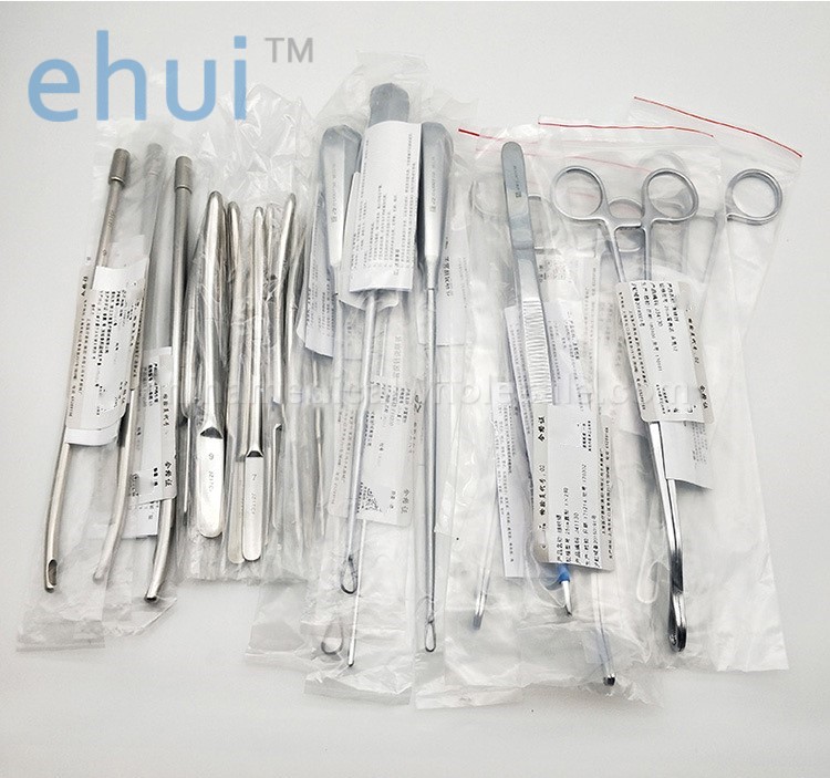 Hospital abortion instrument kit obstetrics and gynecology 25-piece set