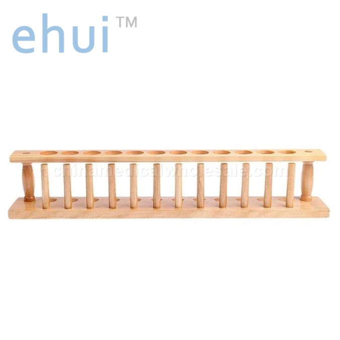 Wooden test tube rack chemical laboratory instruments wholesale