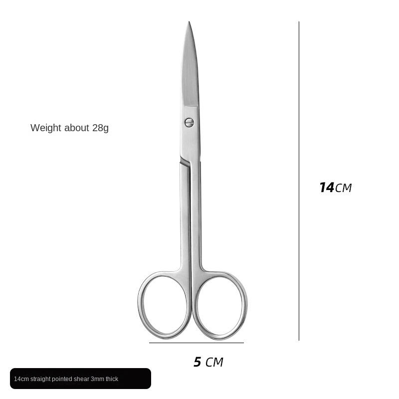 14cm stainless steel scissors teaching surgical scissors suture removal scissors