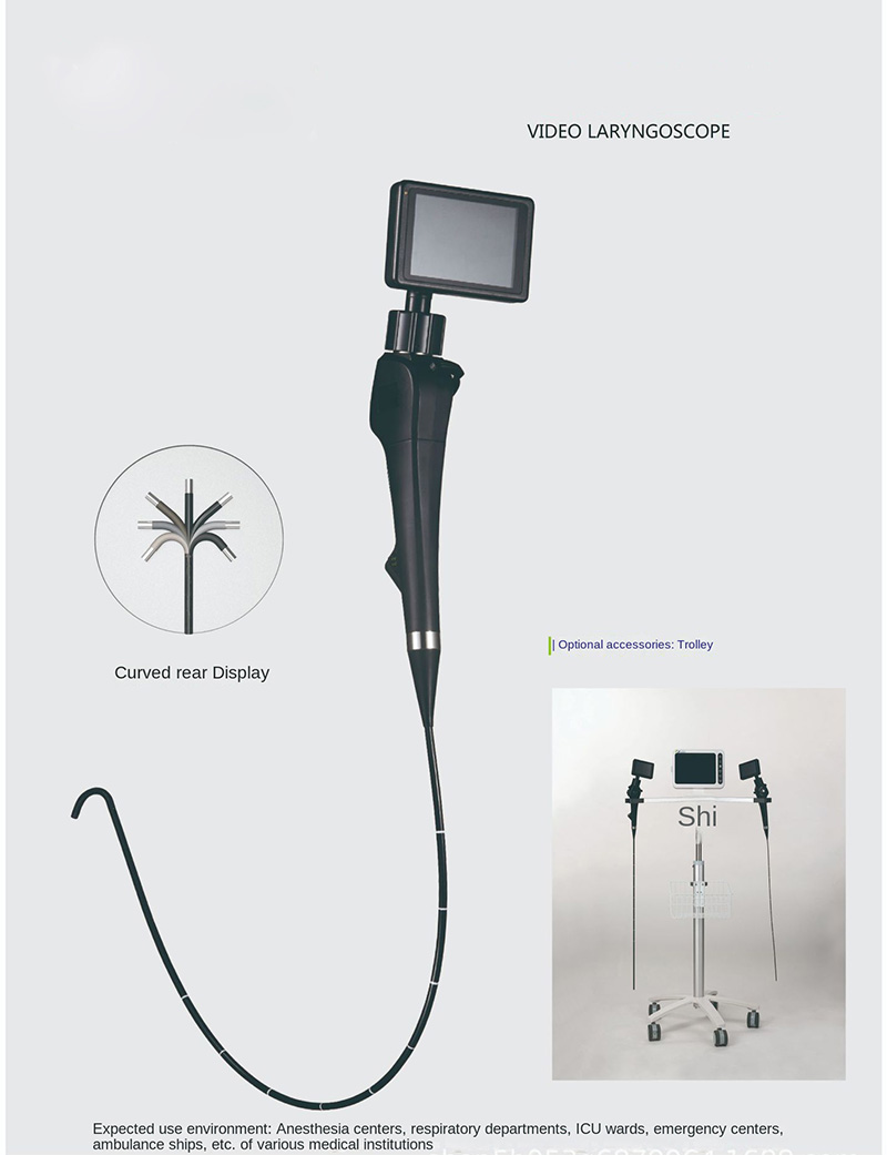 Fiberoptic Bronchoscope Visual Flexible Laryngoscope Tracheal Intubation Endoscope