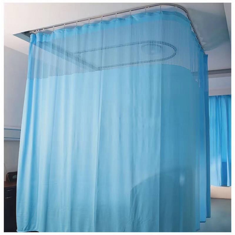 Medical curtain isolation curtain thickened curtain fabric flame retardant curtain