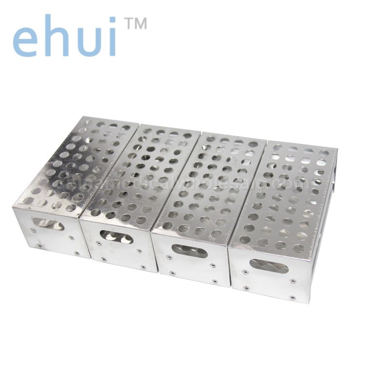 Aluminum centrifuge tube rack 40 holes laboratory test tube rack quantity