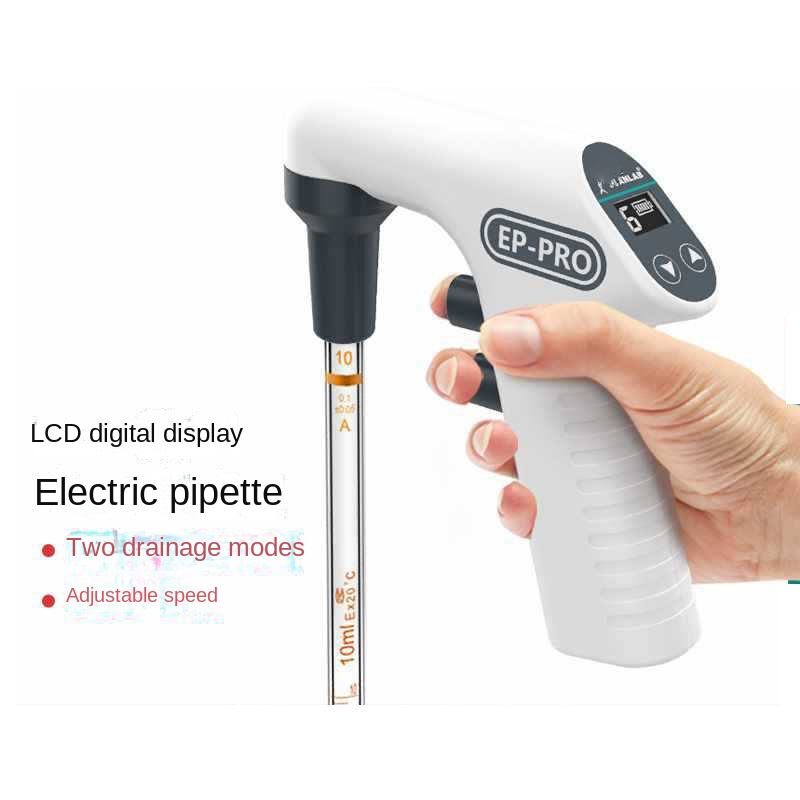 Laboratory electric pipette pipetting pump pipetting aid electronic pipetting gun