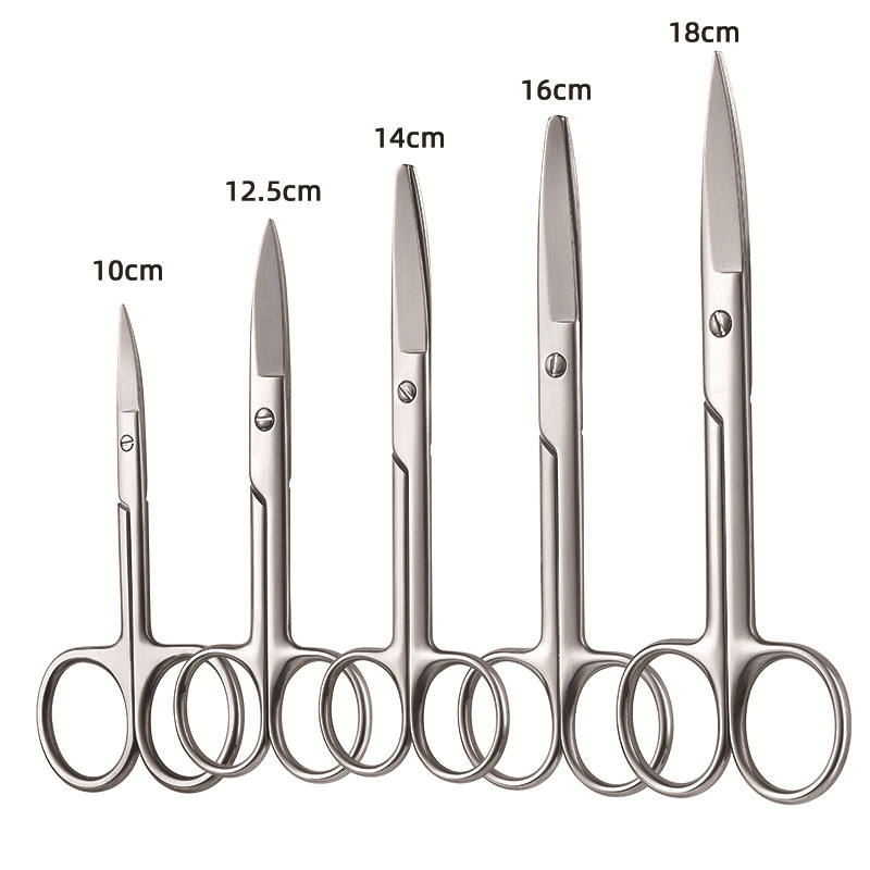 14cm stainless steel scissors teaching surgical scissors suture removal scissors