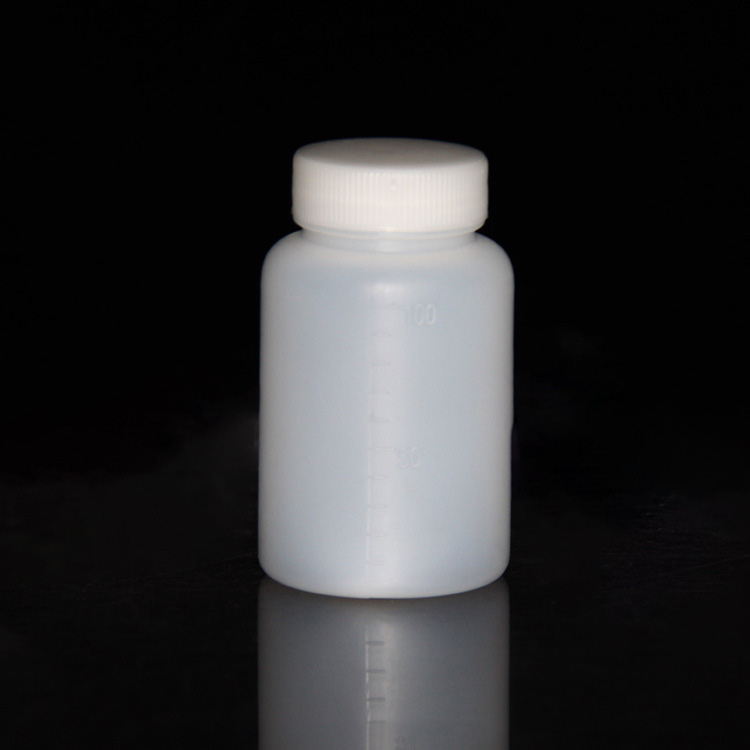 Plastic reagent bottle wide mouth sampling bottle powder bottle wide mouth bottle