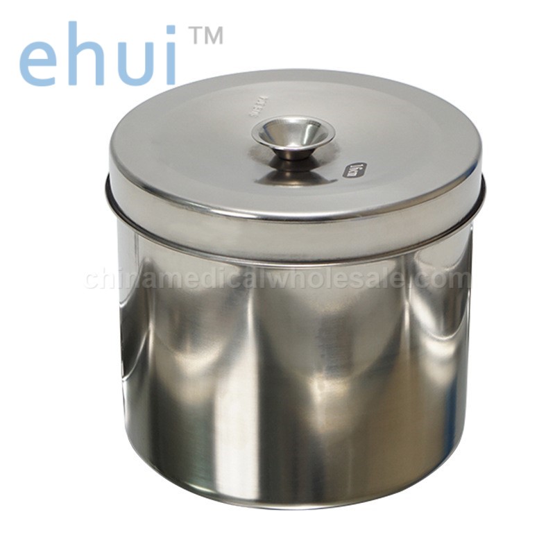 Stainless steel cotton ball jar cotton jar ointment jar tweezer jar