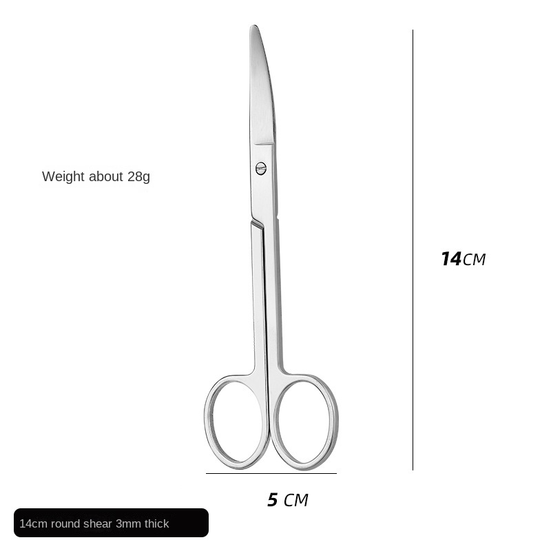 14cm stainless steel scissors teaching surgical scissors suture removal scissors