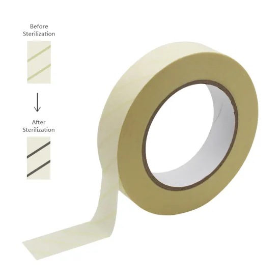 High temperature resistant medical steam sterilization indicator tape