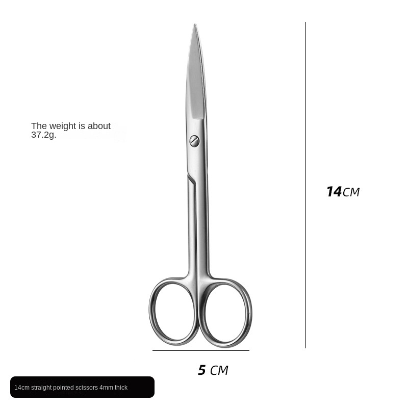 14cm stainless steel scissors teaching surgical scissors suture removal scissors