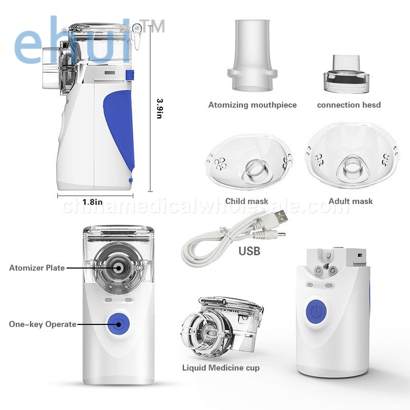 Wholesale Handheld portable silent mesh ultrasonic nebulizer