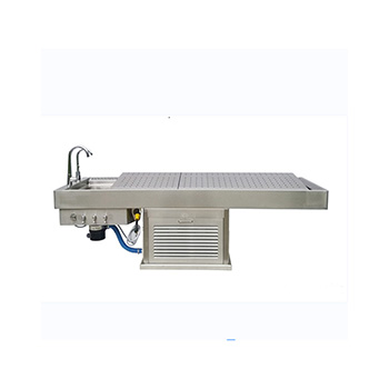 Stainless steel autopsy table forensic autopsy table funeral home autopsy table