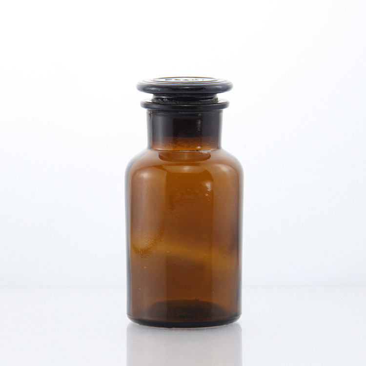 Reagent bottle mechanism blown brown chemical experiment wide mouth bottle