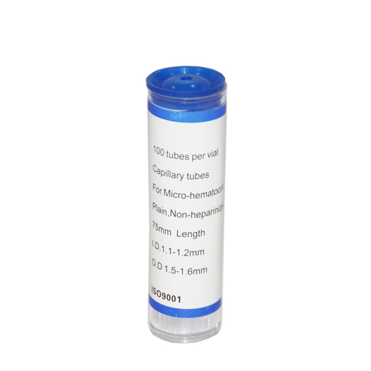 Blue label spot capillary blood collection tube laboratory consumables