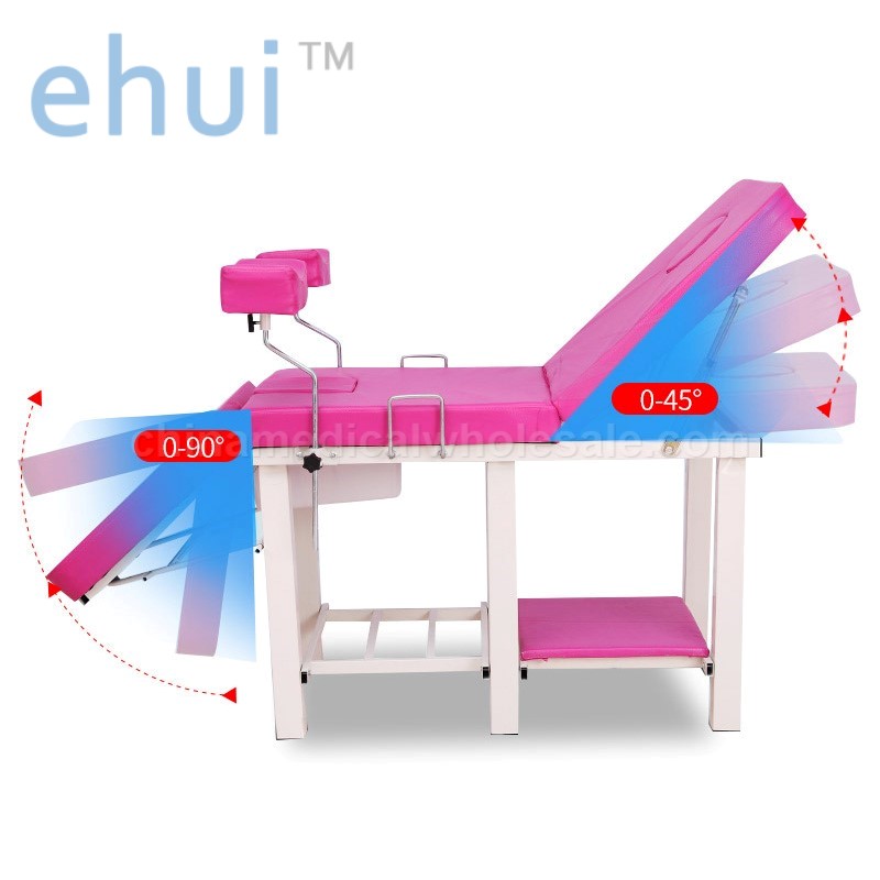 Medical obstetrics and gynecology examination bed surgical delivery bed