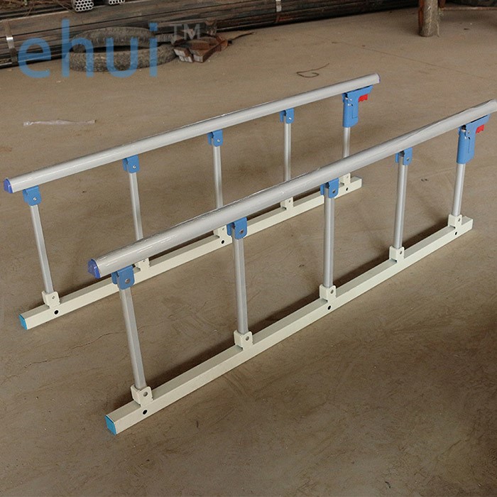 Medical aluminum alloy folding guardrail nursing bed folding guardrail