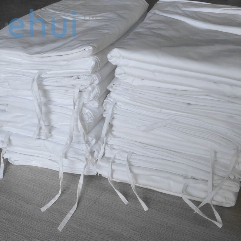 Dense white bed sheet cover thickened cotton hospital bed sheet