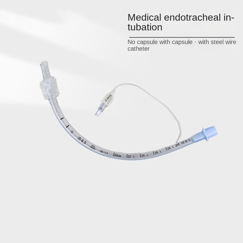 Medical disposable endotracheal intubation with self-guided wire reinforced type