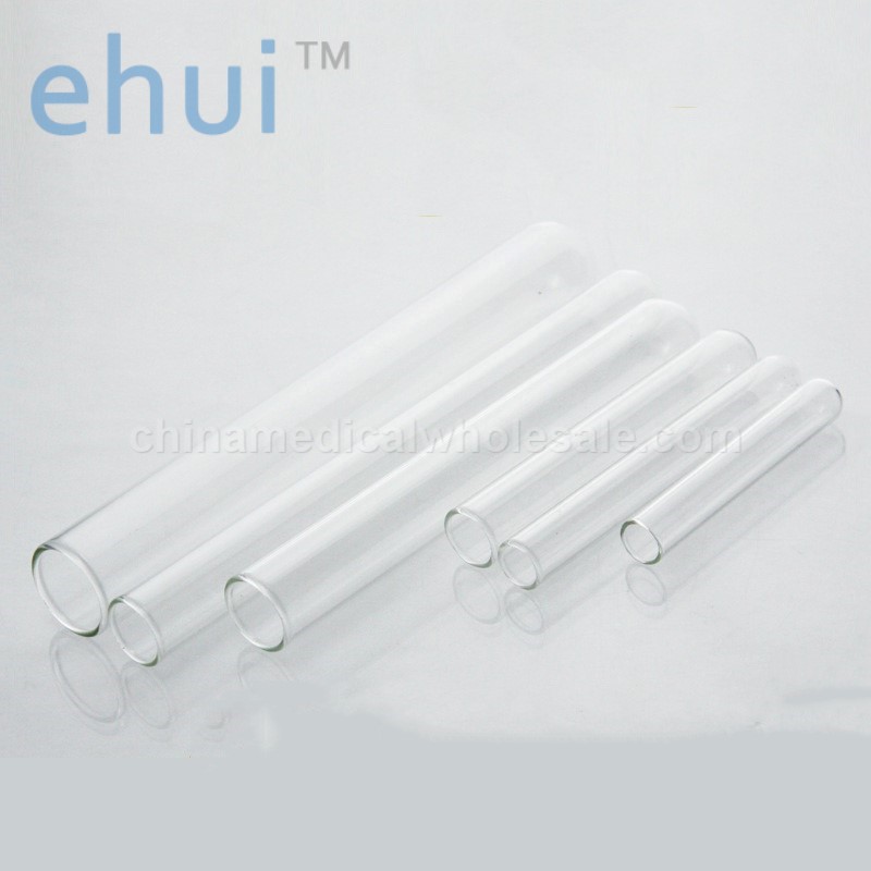 Glass flat-top test tubes laboratory glass test tubes of neutral material