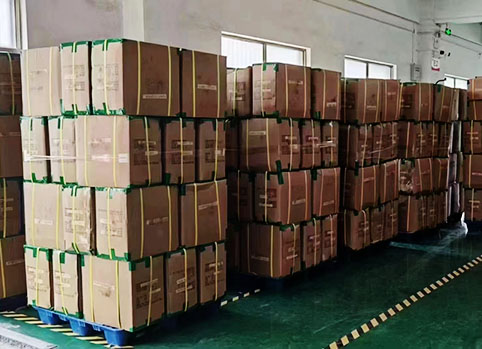 Packing of medical equipment consumables ordered by the Philippines